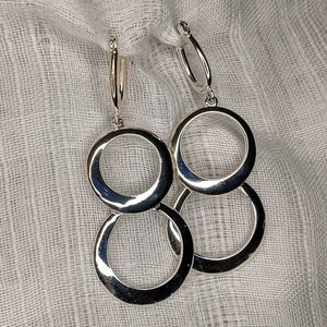 Bianca Nygard silver costume jewellery earrings